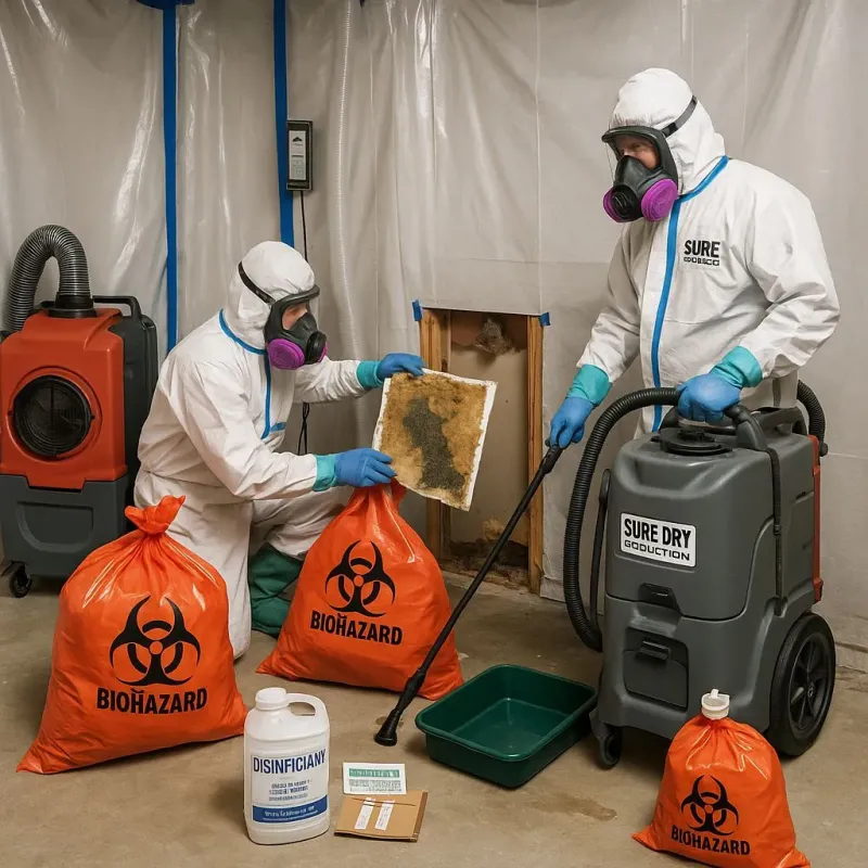 Contaminated Water Handling Protocols process in Saint Regis Park, KY